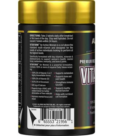 ALLMAX Nutrition - Vitaform - Premium - Multi-Vitamin for Women - 60 Count - 30-day supply - Buy Online on GoSupps.com