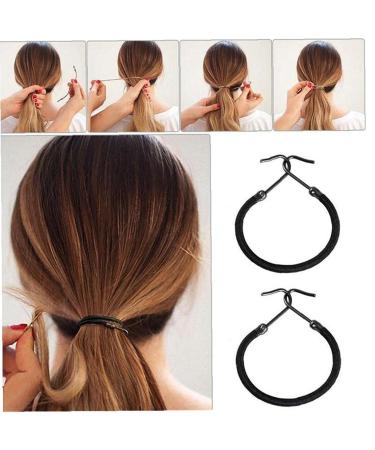10 Pcs Horse Chant Rubber Elastic Hook Hair Bands - Premium Hair Jewelry & Styling Tools for Women - Buy Online on GoSupps.com