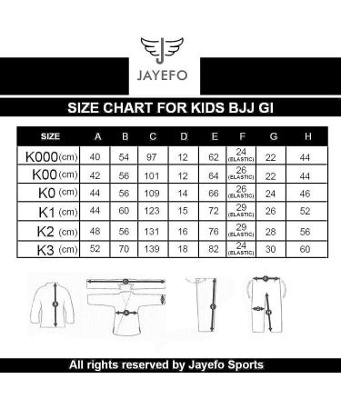 Jayefo Kids Brazilian Jiu Jitsu GI for Boys and Girls | Lightweight IBJJF Legal BJJ Gi for Children | Soft Preshrunk Grappling Youth MMA Kimono with Free White Belt - 1 Year Warranty | White/Gold K00 - Buy Online on GoSupps.com