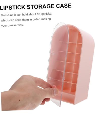  Beatifufu Desktop Lip Organizer Lipstick Storage Box Practical and Elegant Makeup Holder with Lid - Buy Online on GoSupps.com