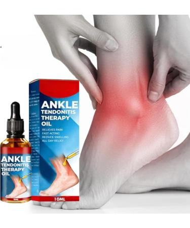 Ankle Tendonitis Relief Oil - Foot & Ankle Massage Oil for Sore Joints & Stiffness | Deswells 1 Piece - Buy Online on GoSupps.com
