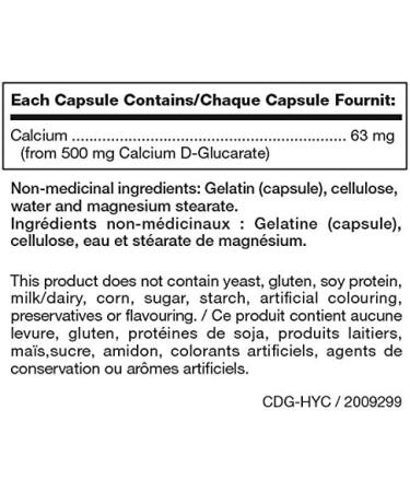 Douglas Laboratories - Calcium D-Glucarate - Supports the Body's Natural Defenses Against Toxins - 90 Capsules - Buy Online on GoSupps.com