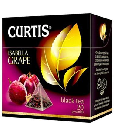 Curtis Curtis Tea with pyramid bag - Different varieties of tea (Isabella Grape black tea)