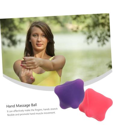 Beaupretty 4-Piece Hex-Grip Acupressure Ball Set | Portable Silicone Massage Balls for Trigger Point Therapy | Yoga & Self-Massage Device - 2 Colors Available - Buy Online on GoSupps.com