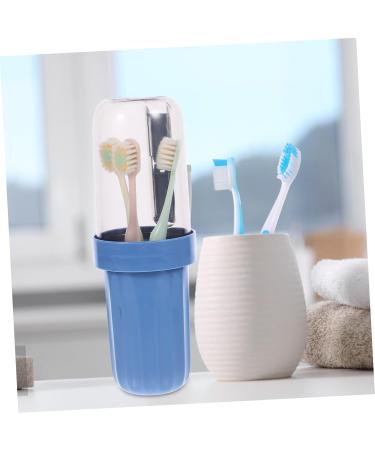 Garvalon Train Travel Bathroom Set | Portable Toothbrush Case & Toiletries Holder for International Travel - Buy Online on GoSupps.com