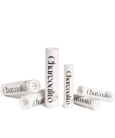 Charcoalito Activated Charcoal Filter Tips - King (8mm) | Natural Coconut Husk Charcoal | Smooth Flavor | Clog Resistant - Buy Online on GoSupps.com