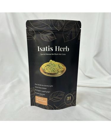 Isatis Herb Henna for Dark Hair Color - Wassmah