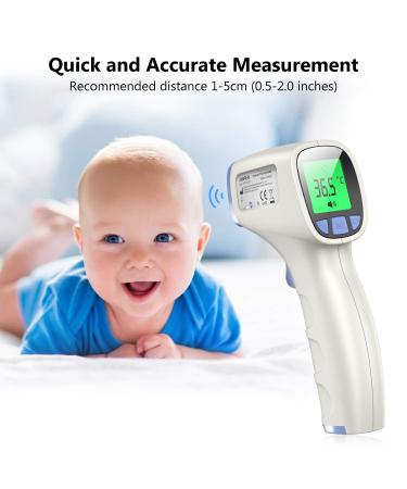 Jumper Medical Forehead Thermometer - Non Contact, Instant Reading for Kids and Adults (Sky Blue) - Buy Online on GoSupps.com
