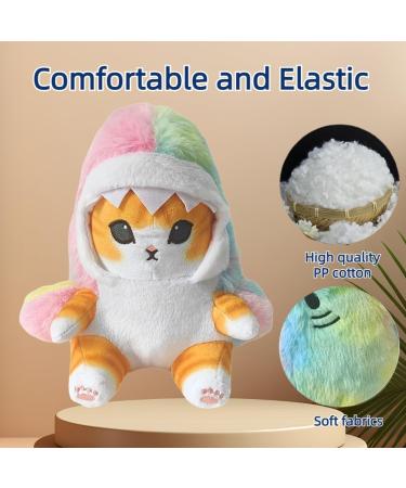 Cute Shark Cat Plush Doll - Soft Stuffed Animal Perfect Pillow for Fans, Lovely Fat Shark Kitten Plushies - Ideal Birthday Gift (Color Shark Cat A) - Buy Online on GoSupps.com