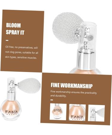 DOITOOL 1pc Spray Glitter Glass Spray Bottle for Hair Printed Faux Leather Sprayer Bottle Makeup Tools Body 7x5.5cm As Shown - Buy Online on GoSupps.com