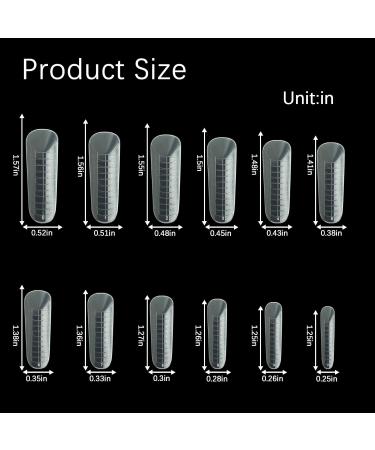 VNJAOI 120 POLL POLY Extension Gel & Dual Nail Forms - Long Gel Nail Shapes for Salon & DIY Nail Art - Perfect for Manicure & Creative Designs - Buy Online on GoSupps.com