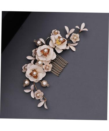 Ipetboom Bridal Headpiece Crystal Headpiece Women Hair Accessories Hair Jewels for Women Bridal Headdress Soap Dispenser Foam Tiara Bridal Comb Bride Wedding Hair Comb - Buy Online on GoSupps.com