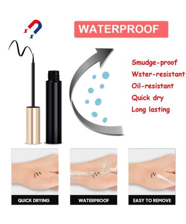 Shop Magnetic Eyeliner & Eyelashes Kit - Waterproof & Long-Lasting 5 Magnetic Lashes Tweezers Included for a Natural Look - International Shipping - Buy Online on GoSupps.com