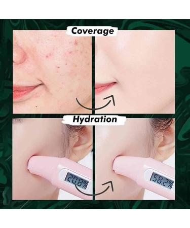 PICKX Concealer CC Cream Foundation Mushroom Head Air Cushion Moisturizing Hides Face Pores & Facial Spots Concealer Lasting Brightening Liquid Foundation for All Skin Foundation Concealer (03#natural) - Buy Online on GoSupps.com