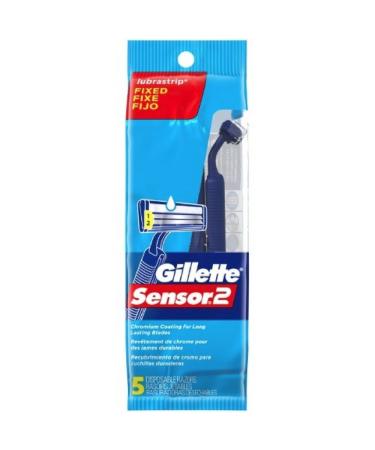 Gillette Sensor2 Disposable Razor 5 ea