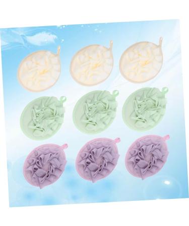 18 Pcs Bathing Accessories Set - Bath Sponge Flower Puff & Bubble Net for Ultimate Relaxation - Buy Online on GoSupps.com