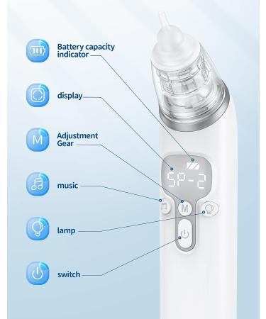 Electric Baby Nasal Aspirator | Rechargeable | 3 Levels Suction | Music & Light Soothing | KA 1005 - Buy Online on GoSupps.com