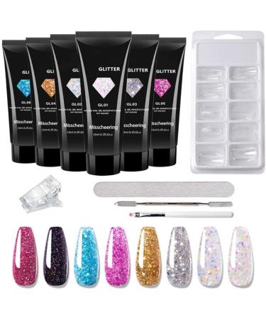 wueiooskj Nail Extend Gel Tips Professional Polish Kit Handheld Manicure Tools Home Salon Shop Beginners Adults CHildren Makup Type1 - Buy Online on GoSupps.com