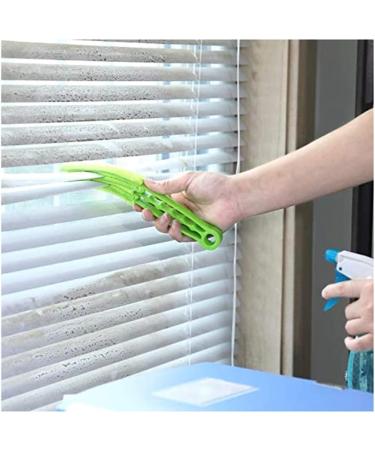 korvre 2Pcs Window Blind Duster Brush Kit Blind Cleaning Tools for Window Shutters Blind Air Conditioner Jalousie Dust Green - Buy Online on GoSupps.com