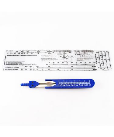 Airgoesin EMI EKG Caliper and EKG Ruler Heart Rate Scale Tape - Buy Online on GoSupps.com