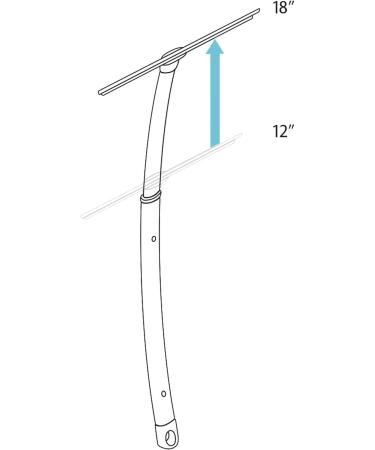 Better Living 17908 Alto Extendable Shower Squeegee Black - Buy Online on GoSupps.com