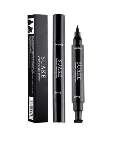 Eyebrow - Eyelashes Liquid & Eyeliner Pencil - Long-Lasting Smudge Proof Waterproof Double Tip for Sensitive Eyes and Normal False Lashes Shakven Big
