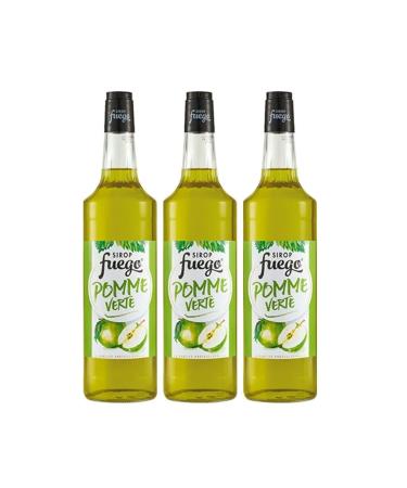 Fuego Green Apple Syrup - 3 x 1L