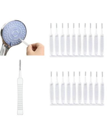 20PCS Shower Head Cleaning Brush  Anti-Clogging Shower Nozzle Cleaning Brush Multifunctional Hole Cleaning Brush Small Cleaning Brush for Pore Small Nozzle Keyboard Nylon Bristle Cleaner