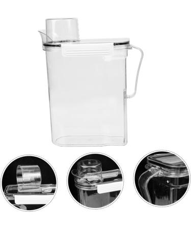 Baluue 3pcs Laundry Storage Box Laundry Holder Fabric Softener Liquid Lotion Transparent Plastic 1 count (Pack of 1) Transparentx3pcs - Buy Online on GoSupps.com