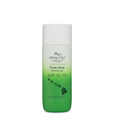Absolutely Natural 100% Pure Aloe Vera Cooling Gel -  with Vitamin E  Eucalyptus - 6 oz