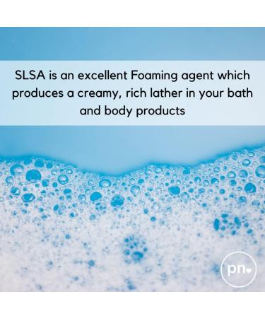SLSa Powder 100% Pure Sodium Lauryl Sulfoacetate | Made in USA | Ideal for Bath Bombs & Bubble Bath | 16 oz by Pure or Nothing - Buy Online on GoSupps.com
