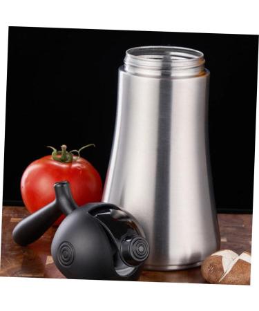 Zerodeko 1pc Stainless Steel Oil Pot Oil Storage Can Strainer Oil Storage Bottle Olive Dispenser Stainless Steel Containers Kitchen Oil Jar Vinegar Cruet Grease Condiment Bottles 20.5X11CM Silver - Buy Online on GoSupps.com