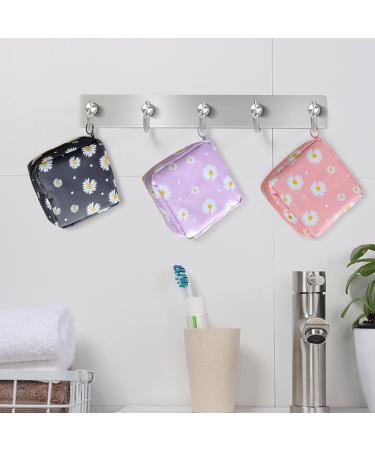 TSHAOUN 3 Pieces Sanitary Napkin Towel Storage Bag Portable Menstrual Cup Pouch Sanitary Napkin Pad Organizer with Zipper Tampons for Girls Women Lady Collect Bag for Coin Lipstick Key (3Colors) - Buy Online on GoSupps.com
