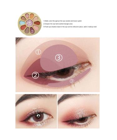 Buy 11 Colors Eye Shadow - High Pigmented Glitter & Matte Long Lasting International Shipping - Buy Online on GoSupps.com