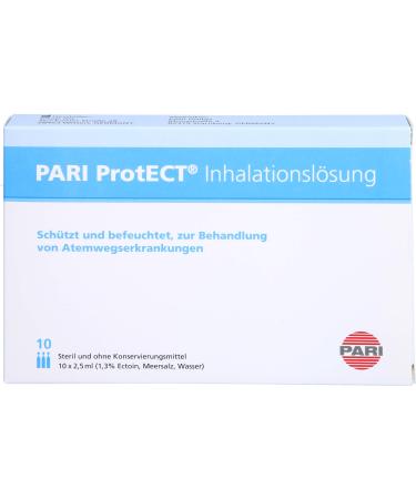 PARI ProtECT inhalation solution with ectoin for respiratory diseases 25 ml solution