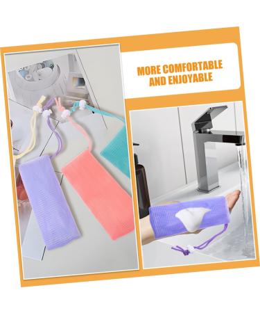 FOMIYES 16pcs Soap Net Storage Face Cleanser Shampoo Face Wash Soap Bar Soap Bar Soap Pouch Soap Bar Pouch Exfoliating Soap Soap Pouch for Shower Pe Scrubber - Buy Online on GoSupps.com