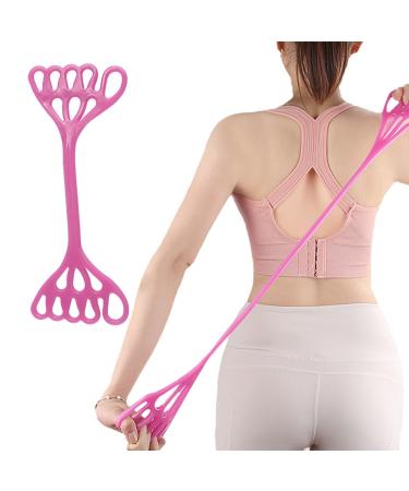 Shoulder Stretch Strap - Workout Band 5 Finger Rings | Arm Back Stretch Shoulder Exercise Tension Straps Durables Perfects Stretch Arms Workout Band Arm Exerciser for Fitness Home Gym Working Out
