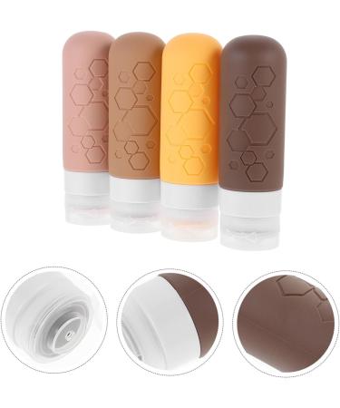 Travel Shampoo & Conditioner Set - Portable Silicone Toiletries Bottles | Empty Lotion Squeeze Bottles for International Shipping - Buy Online on GoSupps.com