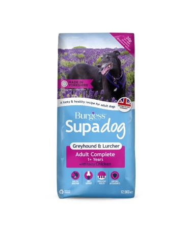 Burgess Supadog Greyhound & Lurcher dry dog food 12.5 kg (Pack of 1)