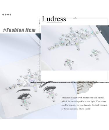 Ludress Crystal Sparkle Face Stickers - Festival Body Jewels for Women and Girls - Buy Online on GoSupps.com