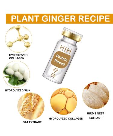 Protein Thread Lifting Set with Soluble Protein Thread and Nano Gold Essence - 2Pcs Protein Line Lift Kit + 5Pcs Collagen Thread - Buy Online on GoSupps.com