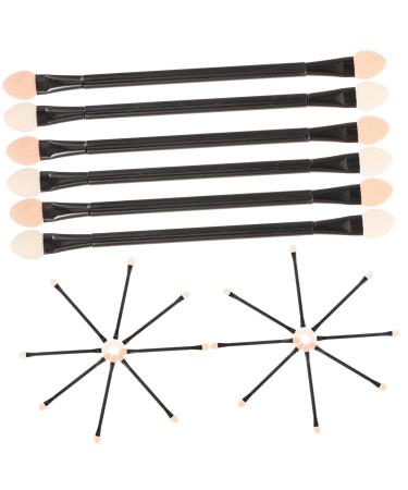 Didiseaon 30pcs Disposable Eye Shadow Stick Eyeshadow Disposable Eye Makeup Tool Double-ended Makeup Brush Set