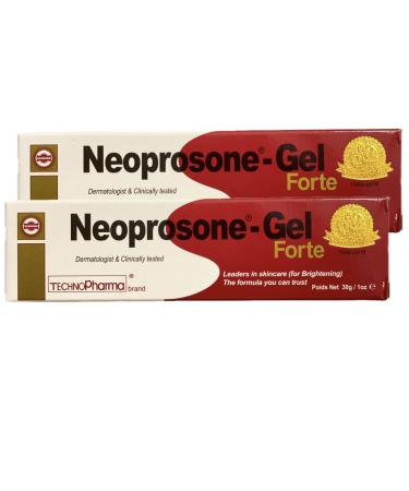 Neo prosone Forte (2-Pack) radiant skin gel 1oz 30g