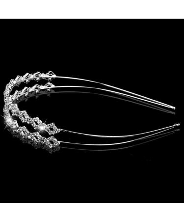 Frcolor Bridal Rhinestone Headband | Elegant Wedding Tiara Hair Band for Brides | Fashion Accessories - Buy Online on GoSupps.com