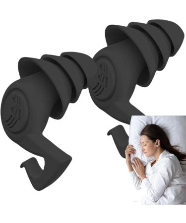 Ear Plugs for Noise Reduction 5 Pairs Noise Cancelling Sleep Ear Plugs Reusable Silicone Ear Plugs 3 Layer Hearing Protection Super Soft High Decibel Ear Plugs for Reading Studying Washable Black 1 count (Pack of 1) - Buy Online on GoSupps.com