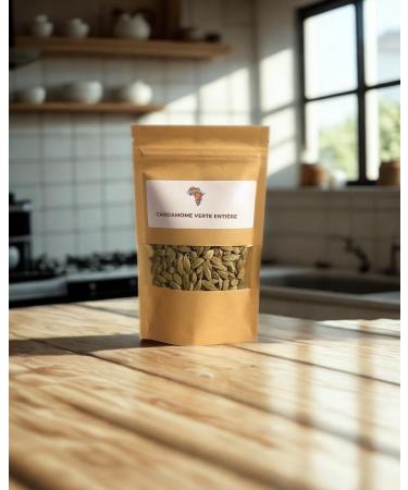 Whole Green Cardamom - Aromatic Pods - Refined Spice for Cooking Desserts & Drinks - 25g - Buy Online on GoSupps.com