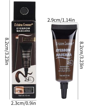 Eyebrow Gel | 24h Long Lasting Tinted Eyebrow Mascara | Eyebrow Styling Liquid Mascara for Salon Home Use Waterproof and Sweat-Proof Frifer 3# - Buy Online on GoSupps.com