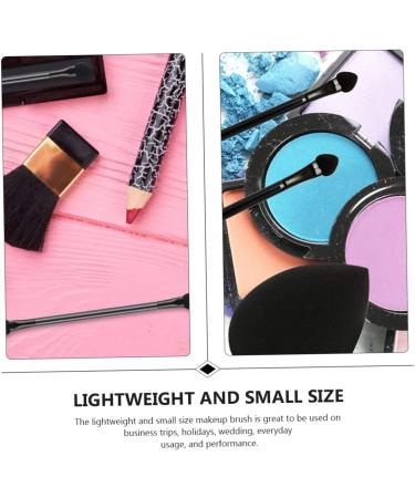VINTORKY 30pcs Double Ended Eyeshadow Brush Cosmetic Tool Bling Makeup Brushes Sponge Black Artificial Fiber - Buy Online on GoSupps.com