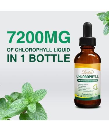 Lovita Chlorophyll Liquid 7200mg - Natural Concentrated Chlorophyll for Skin Health & Internal Deodorant - Energy Booster, Immune Support - Vegan & Non-GMO Drops - 2 Fl Oz - Buy Online on GoSupps.com