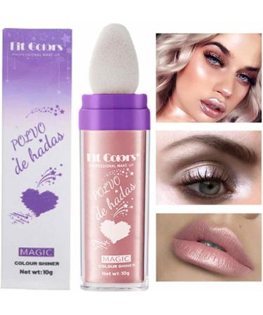 Loose Highlighter Powder | Face and Body Brightening Stick - Easy Apply Sparkly Shimmery Highlighter for Neck Chest Face Lips 03# - Buy Online on GoSupps.com